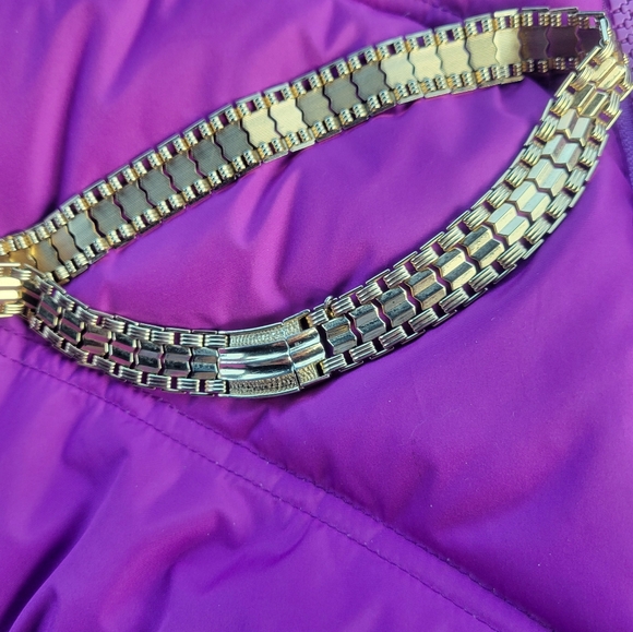 Sarah Coventry 15" vintage 1950-1960 snap goldtone necklace - Picture 8 of 9